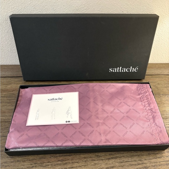 NEW [Sattache] Classic City Bag 5-Way Multi-Carry Bag Handbag Purse in Navy Blue - Picture 7 of 15